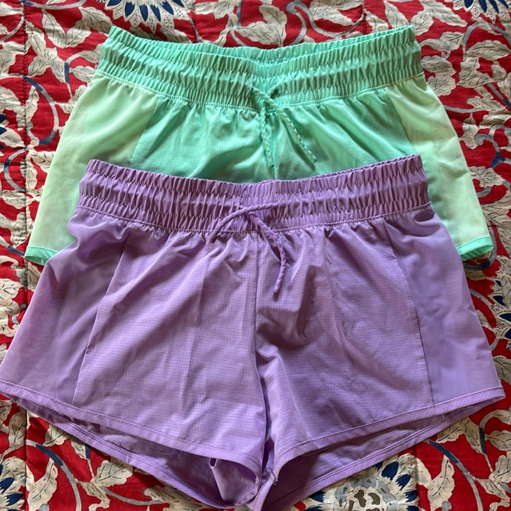 Pair (2) New without tags girls running shorts size XL 14